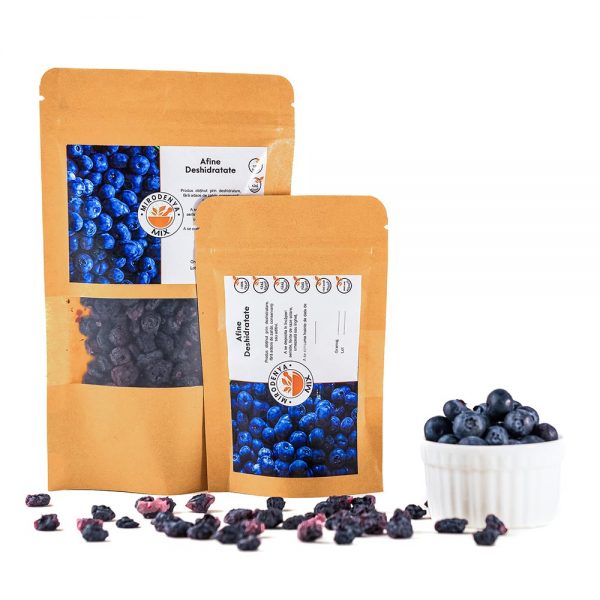 Afine Deshidratate, Gust Dulce-Acrișor și Beneficii Nutriționale, Snack Sănătos 20g